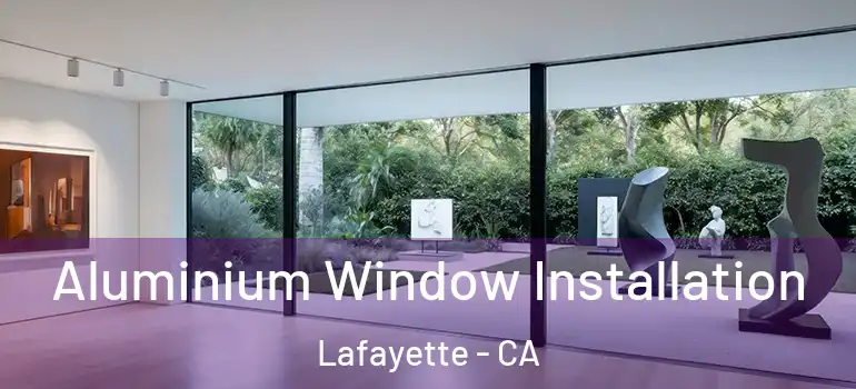  Aluminium Window Installation Lafayette - CA