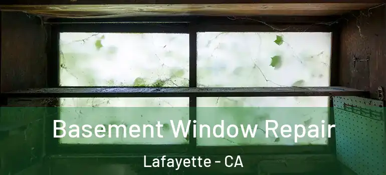  Basement Window Repair Lafayette - CA