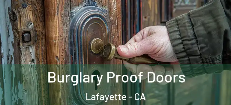  Burglary Proof Doors Lafayette - CA