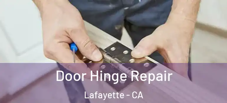  Door Hinge Repair Lafayette - CA