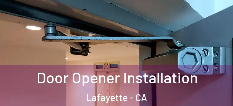  Door Opener Installation Lafayette - CA
