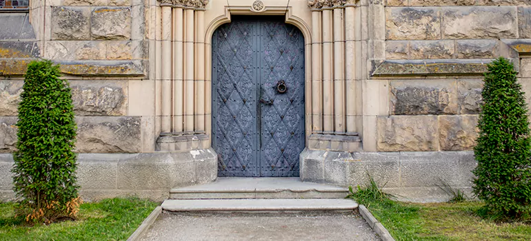 Traditional Double Front Doors in Lafayette, CA