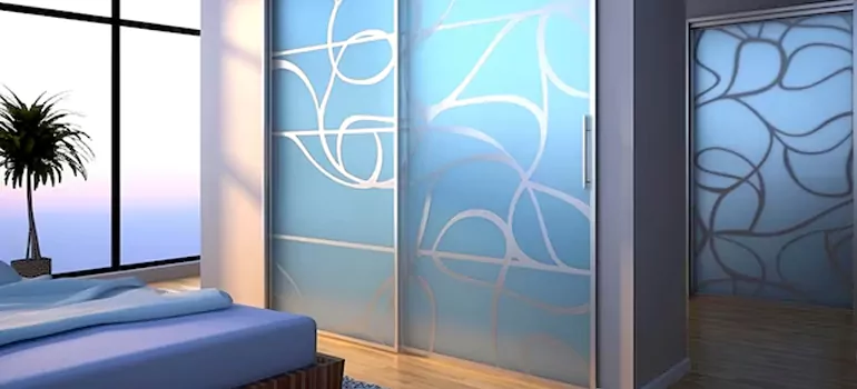 Frosting Glass Cabinet Doors in Lafayette, CA