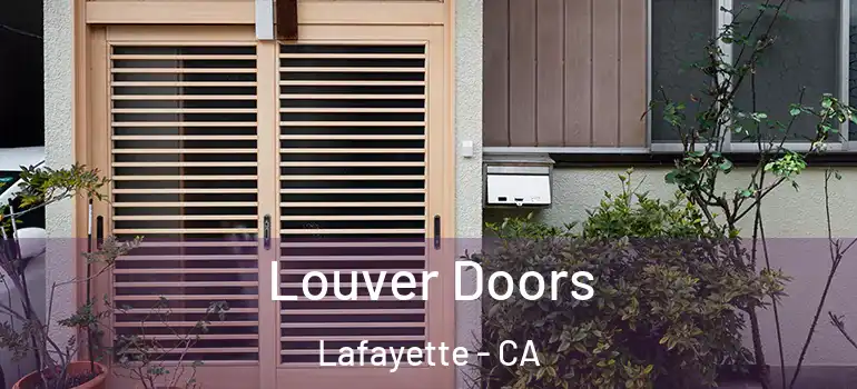  Louver Doors Lafayette - CA