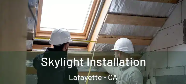  Skylight Installation Lafayette - CA