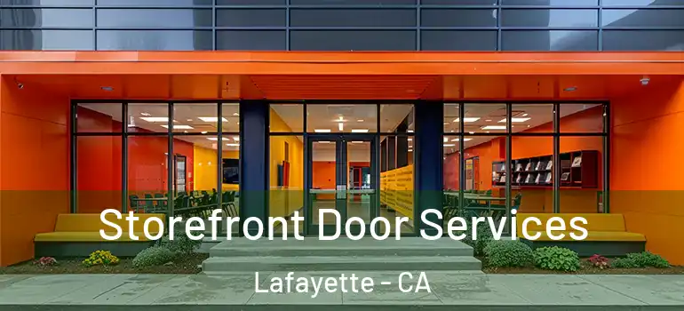  Storefront Door Services Lafayette - CA